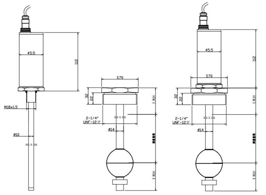 HDM-F 係列中央空調專用型磁致伸縮国产精品放荡VIDEOS麻豆街傳感器